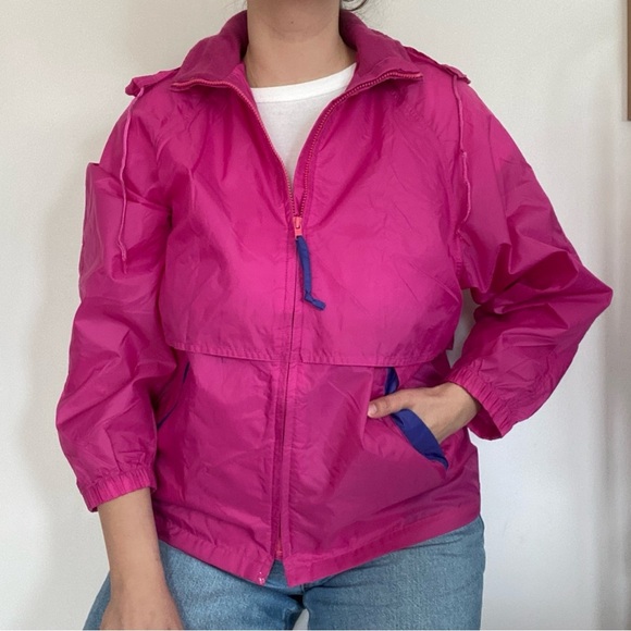 VINTAGE Eddie Bauer Pink Utility Jacket - Picture 1 of 4
